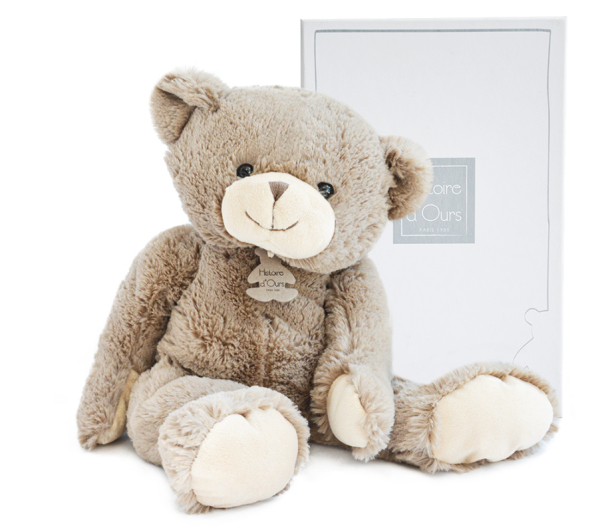 Histoire d Ours Peluche Calin Ours Taupe - 50 cm